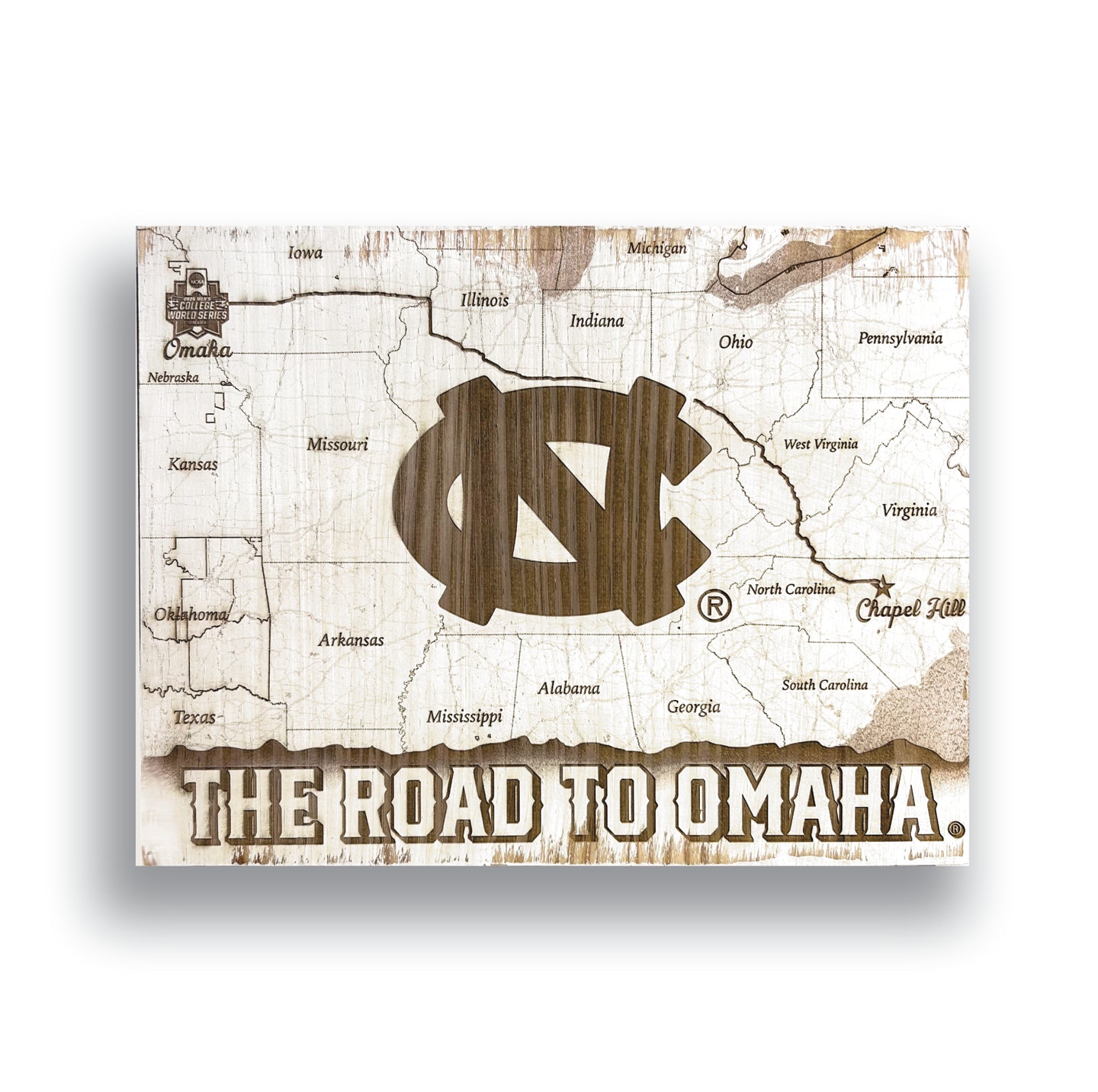North Carolina - Road to Omaha Map
