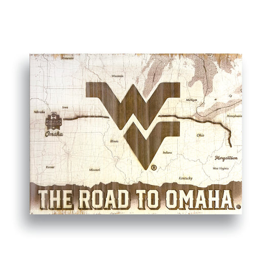 West Virginia - Road to Omaha Map