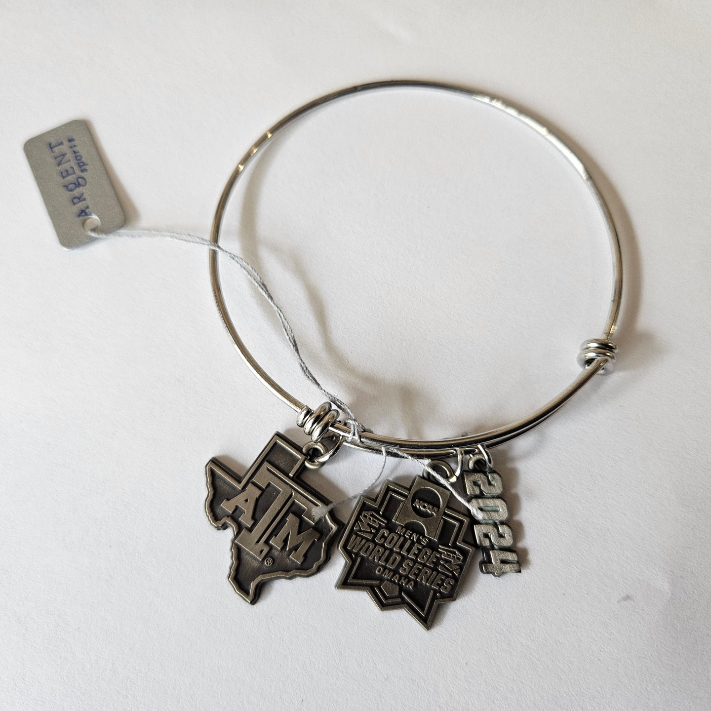 MCWS Texas A&M Expandable Charm Bracelet