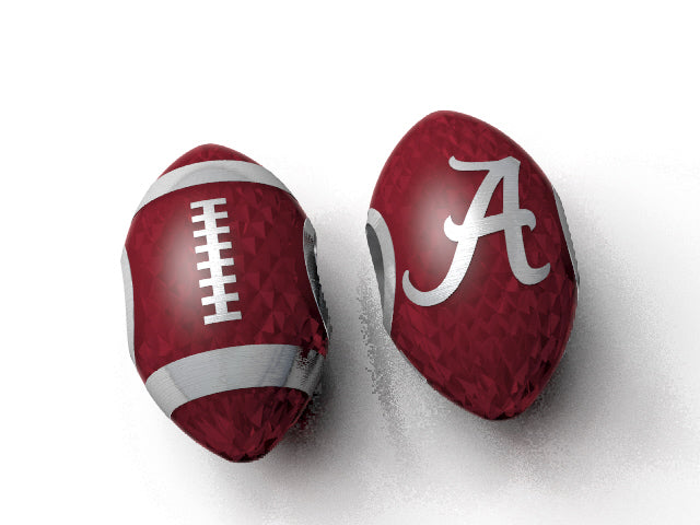 Alabama Football Charm & Bracelet