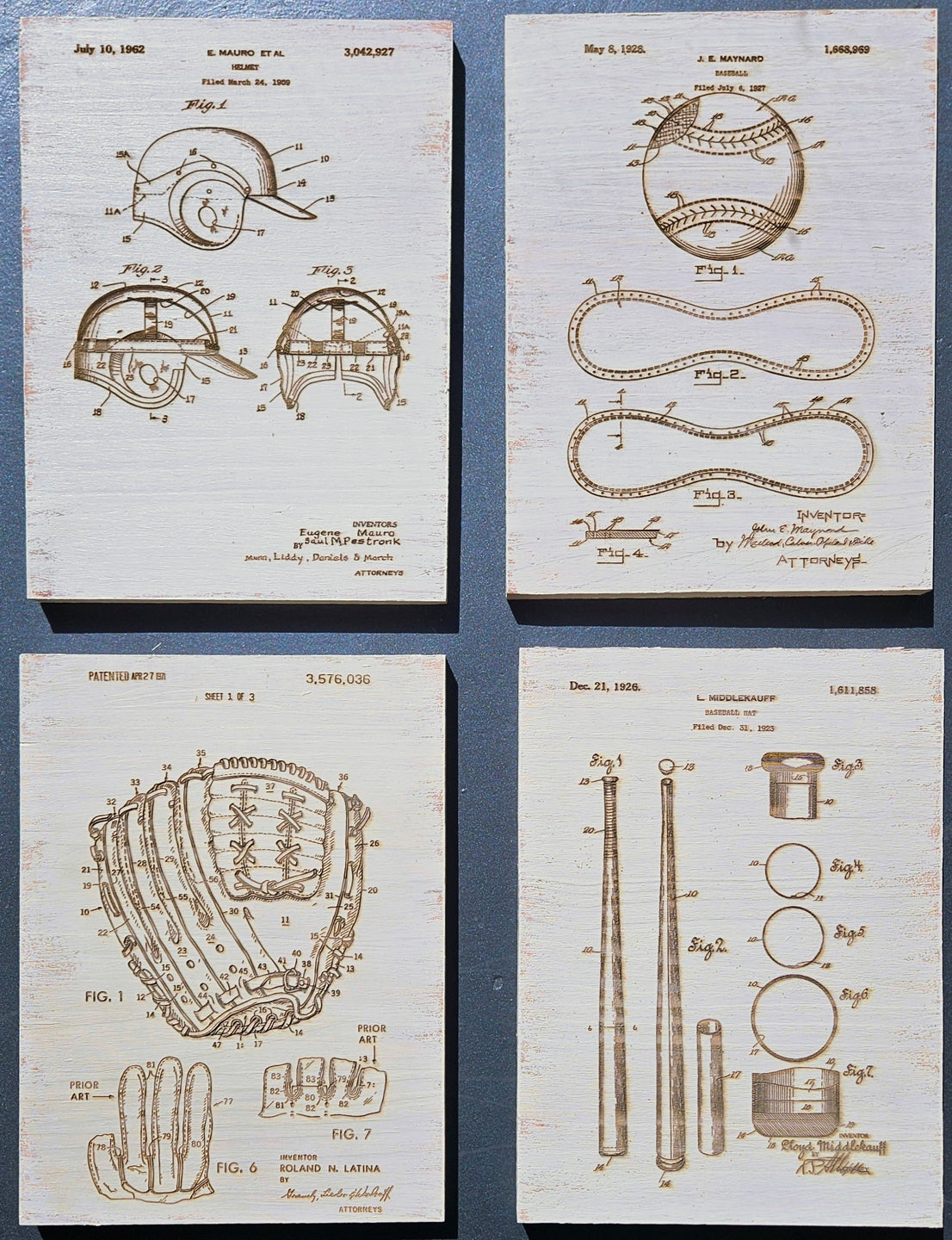 Patent Wood Signs