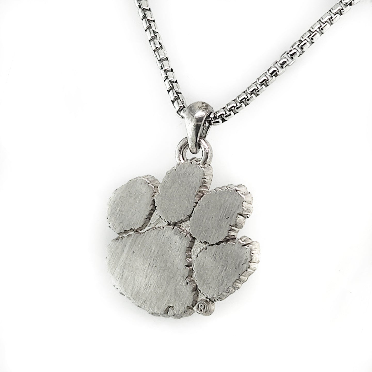 Clemson Silver Paw Large