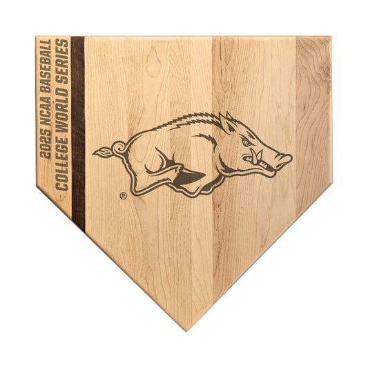 Arkansas - Home Plate Cutting Board