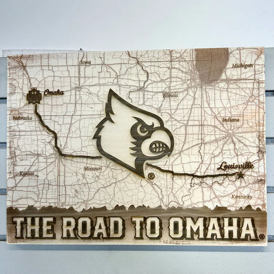 Louisville - Road to Omaha Map