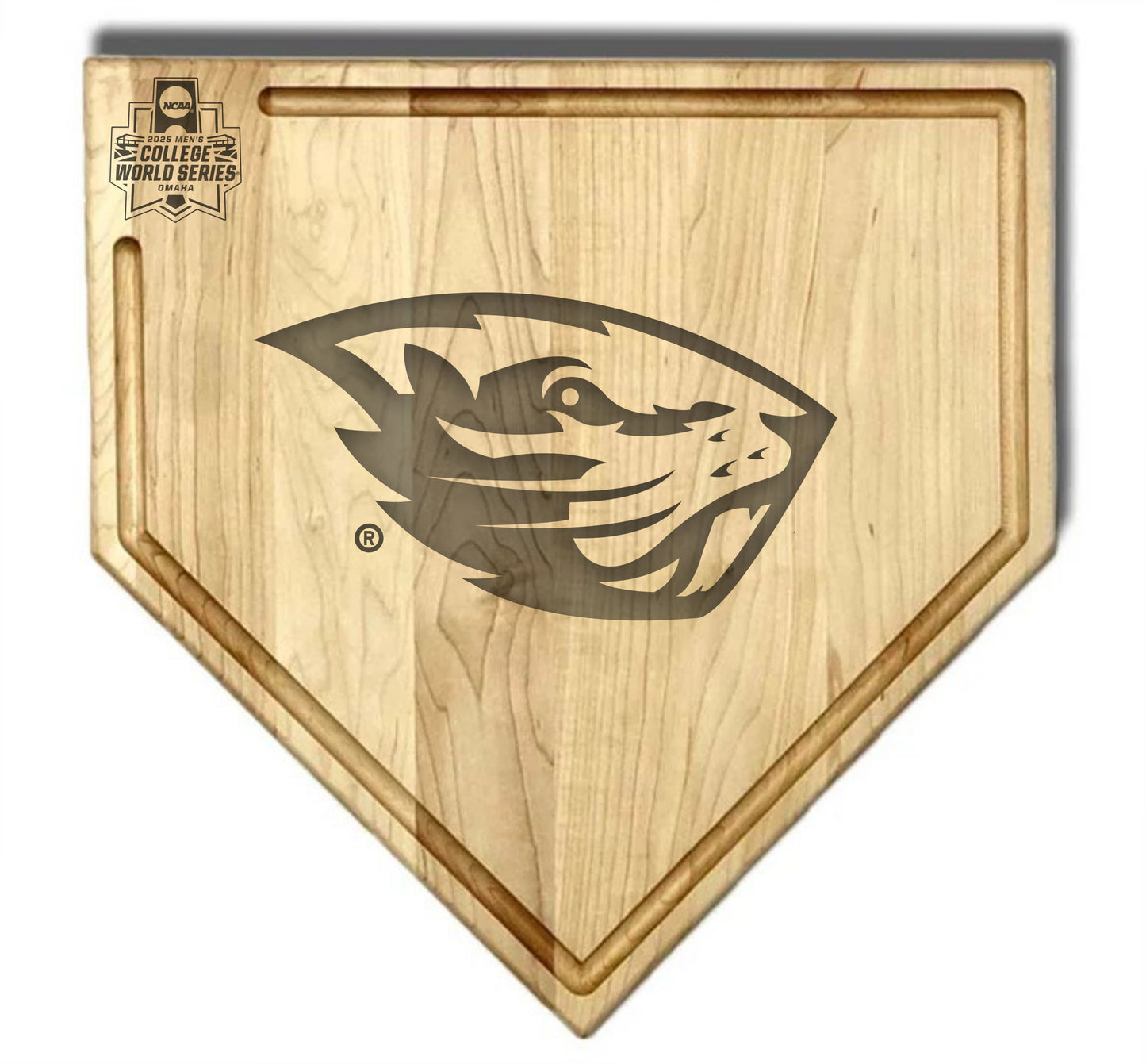 Oregon State - Home Plate Cutting Board