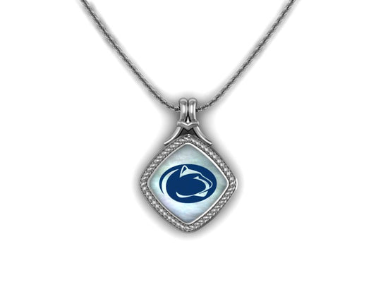 Penn State Angled Mother of Pearl Pendant