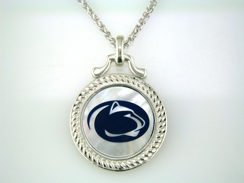 Penn State Small Mother of Pearl Pendant