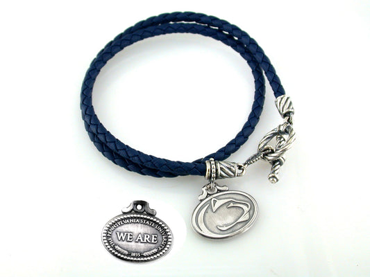 Penn State Leather - Sterling Silver Bracelet