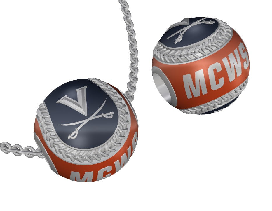 Virginia - MCWS baseball pendant/Charm