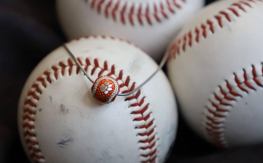 Clemson University Baseball Necklace