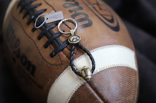 University of Iowa Hawkeye Football Keychain