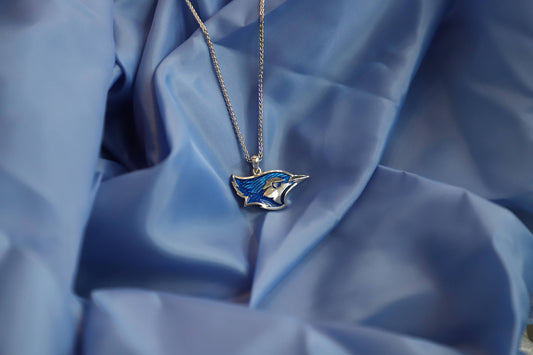 Creighton University Bluejay's Sterling Silver Pendant