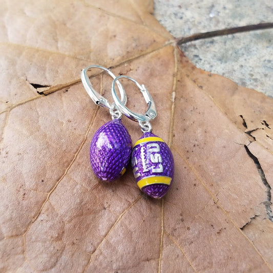 LSU Football Earrings