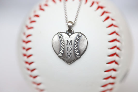 Baseball Softball Mom Pendant