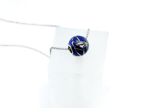 Creighton Bluejays Basketball Necklace
