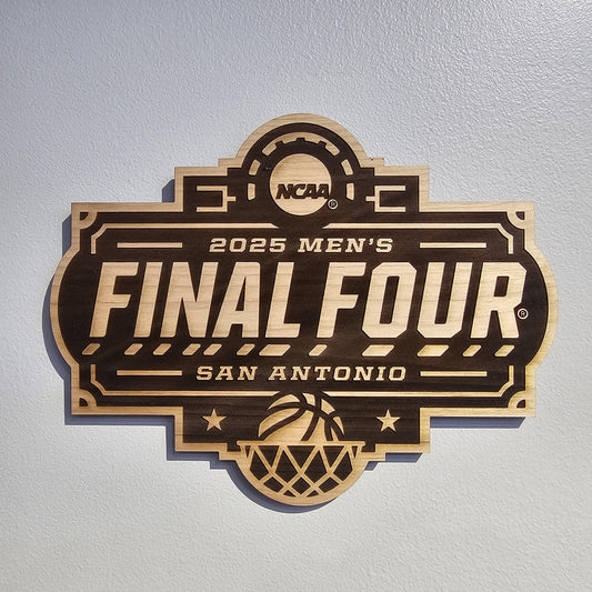 Final Four 2025 Wooden Wall Sign