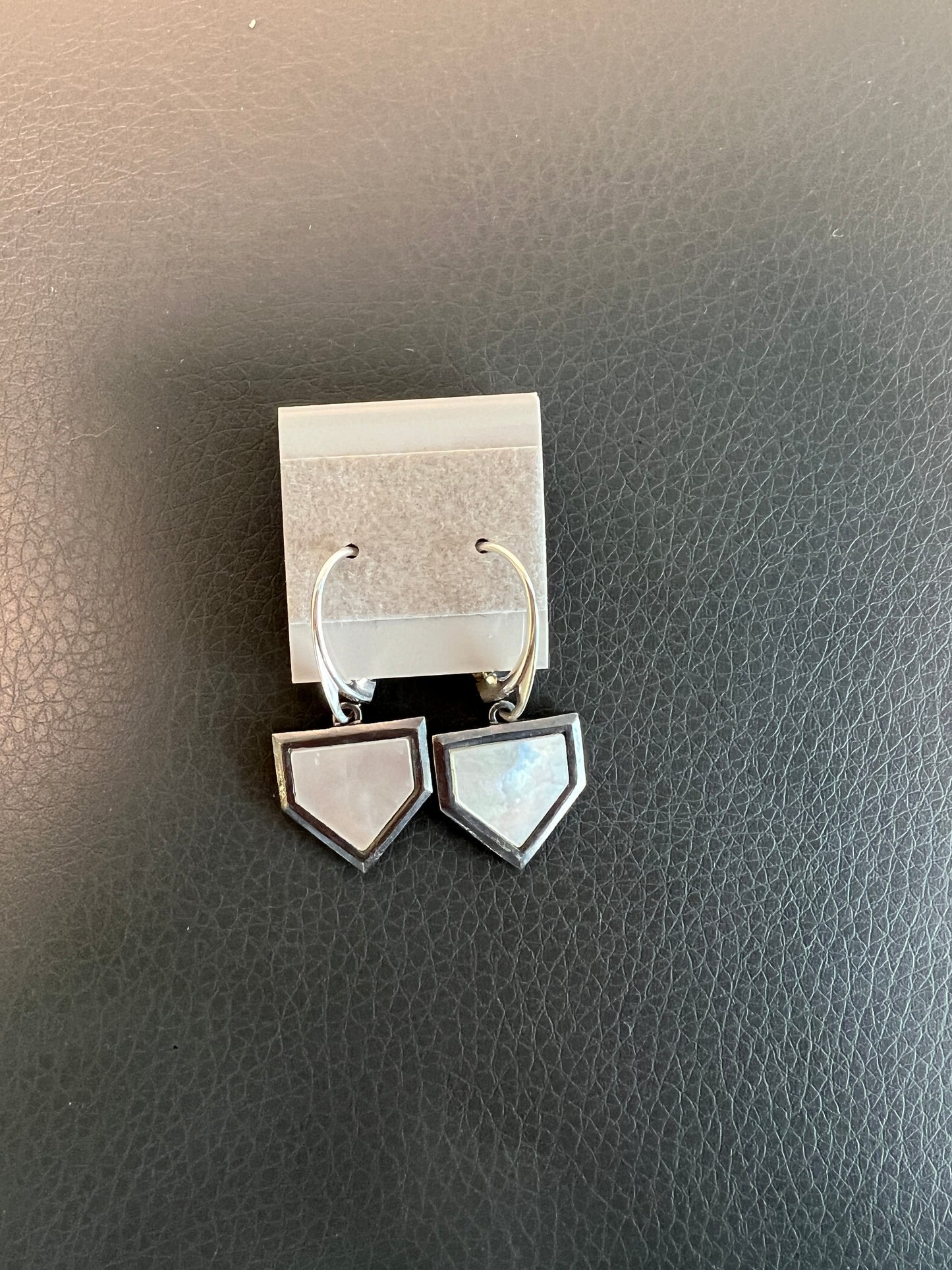 Home Plate Mother of Pearl Earrings
