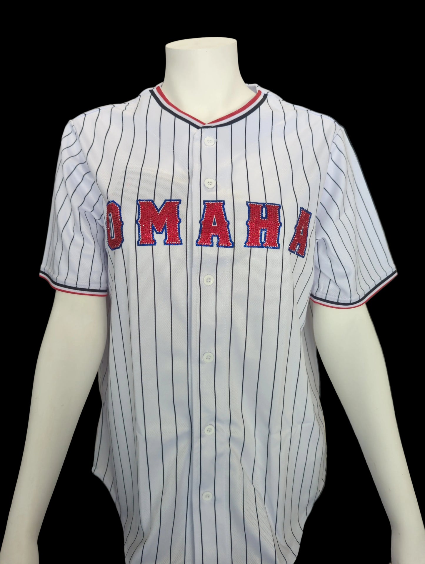 Omaha Rhinestone Baseball Jersey