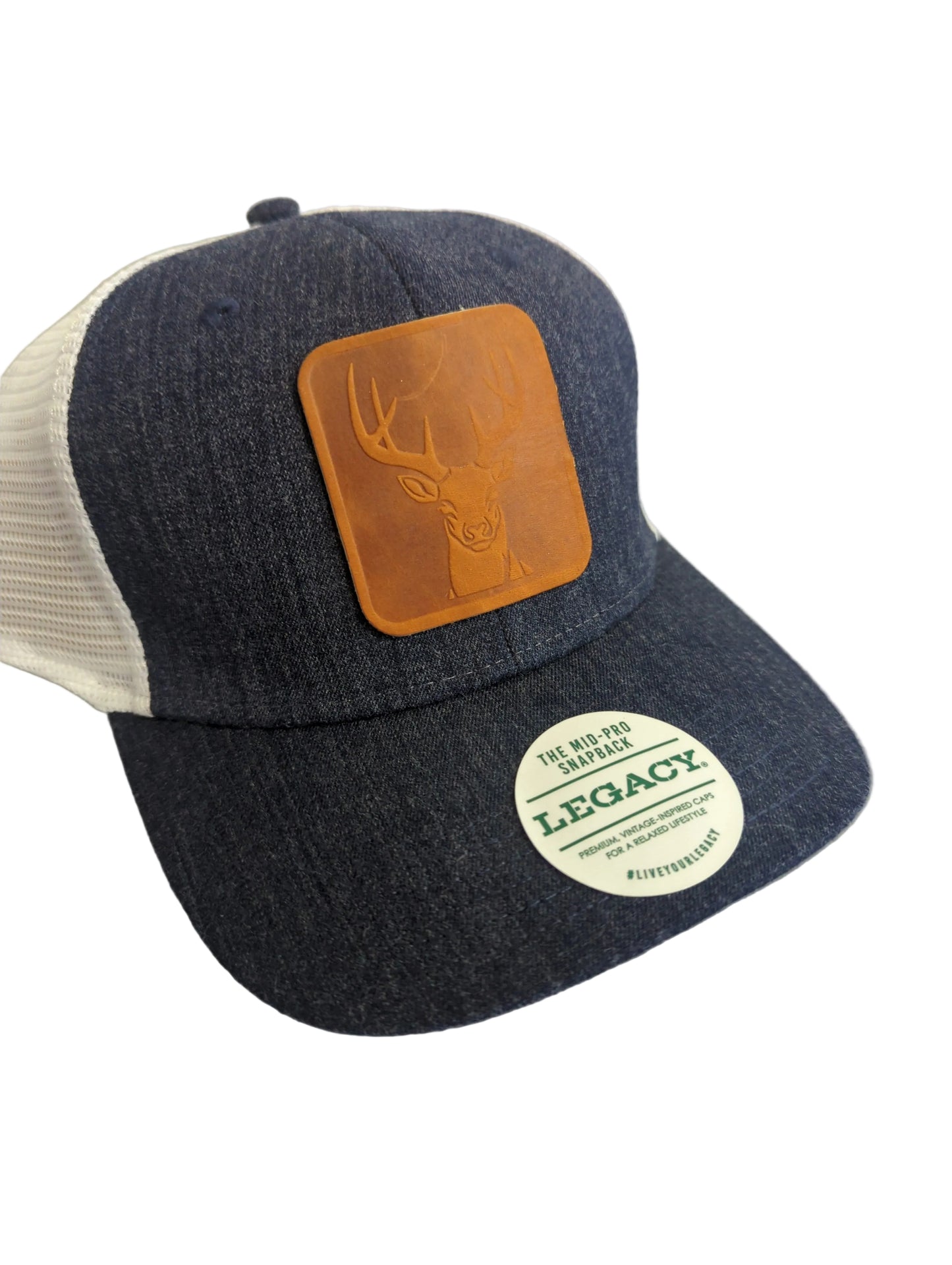 Deer Leather Patch Hat