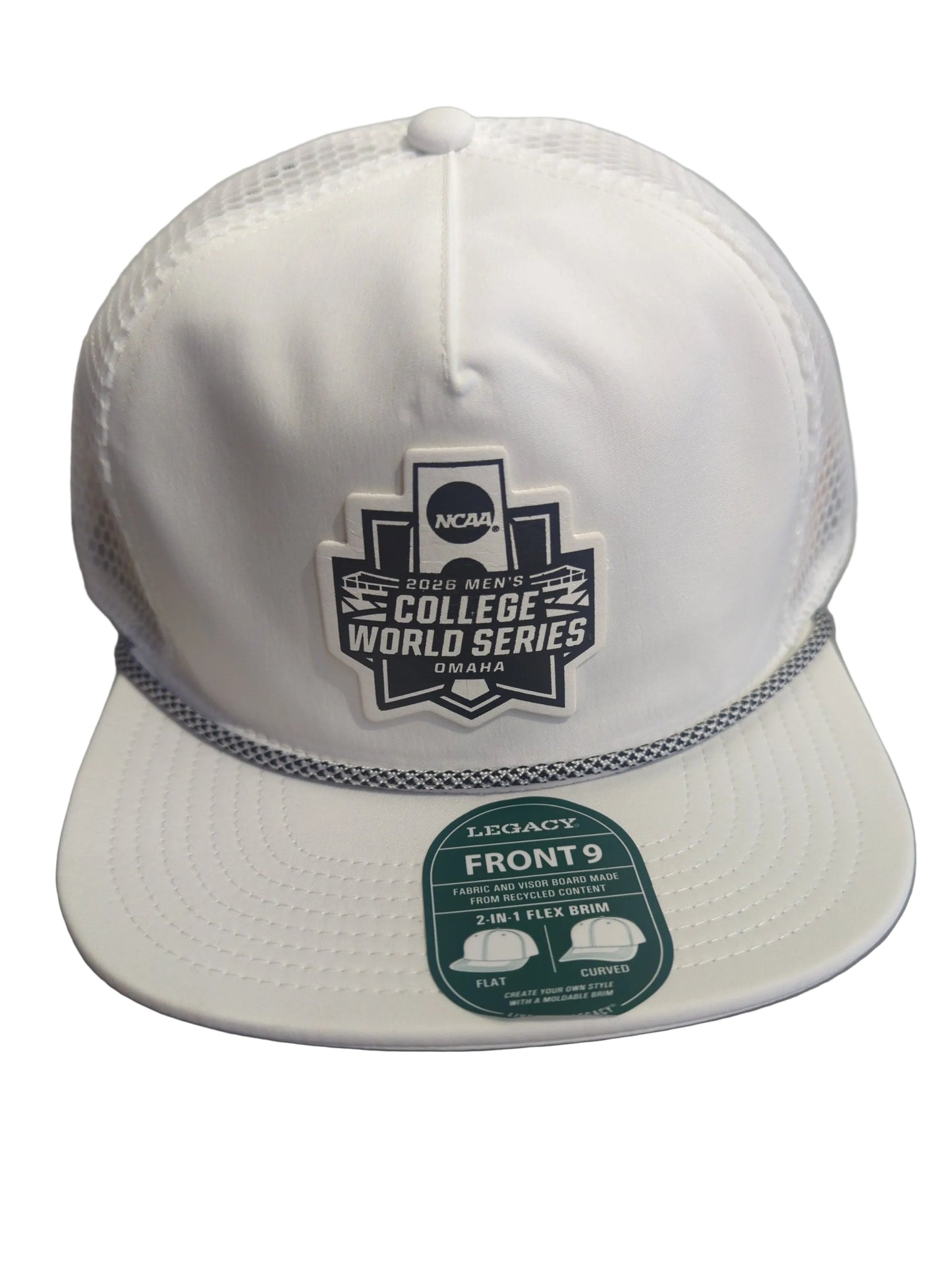 MCWS Baseball Leather Men's Front 9 Hat