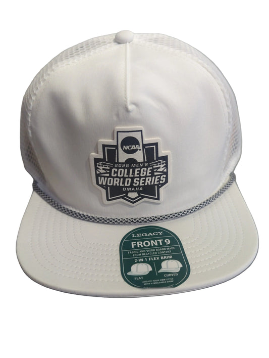 MCWS Baseball Leather Men's Front 9 Hat