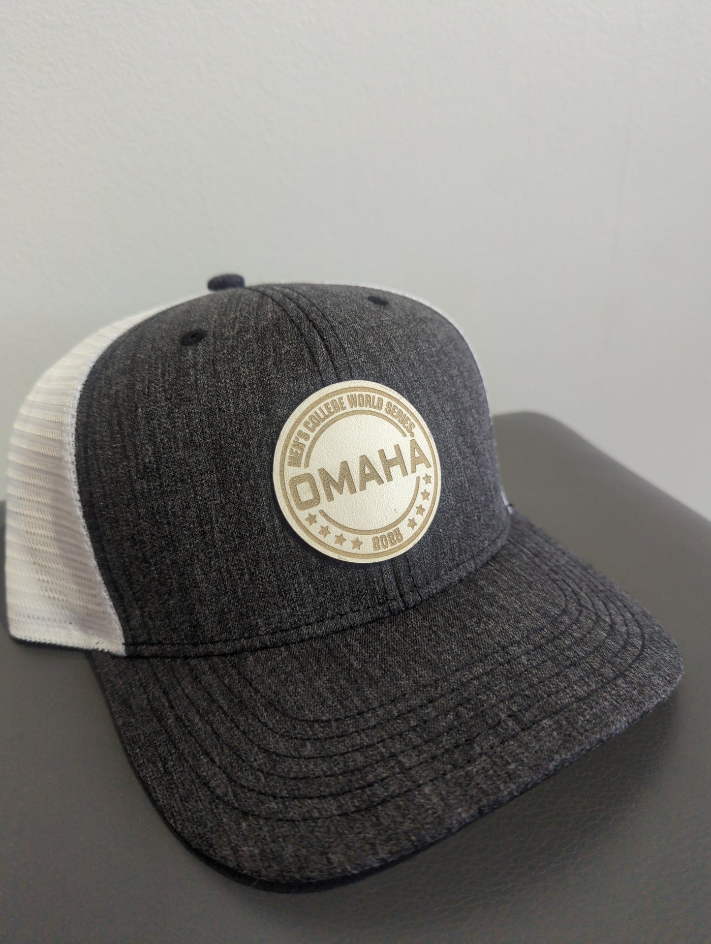 MCWS Men's Hat - Round Baseball leather patch