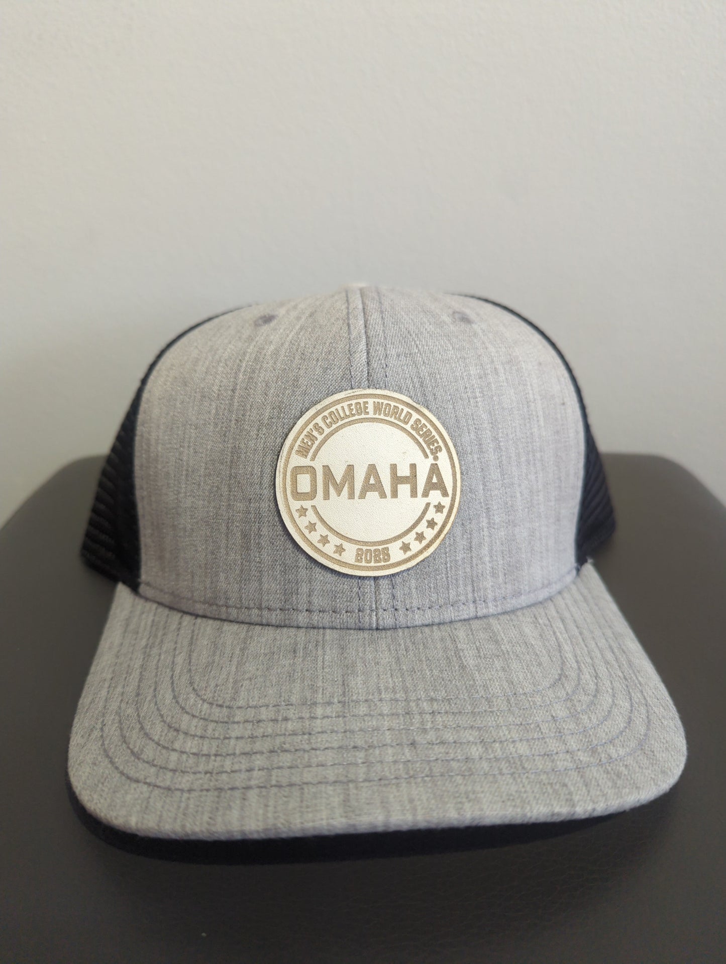 MCWS Men's Hat - Round Baseball leather patch