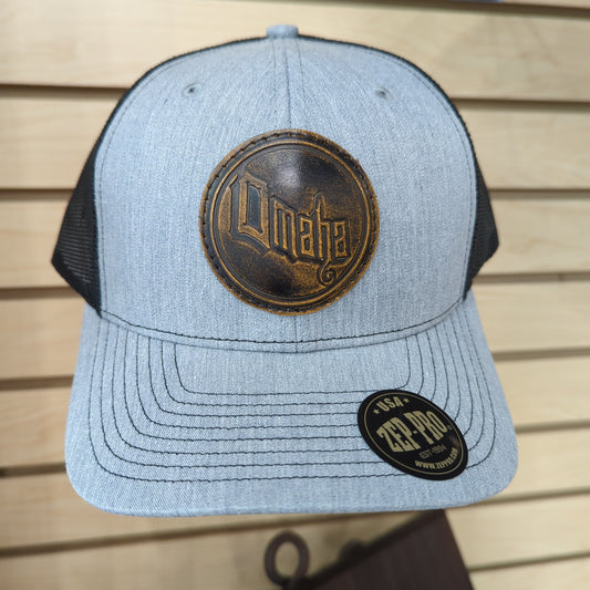 Omaha round patch hat