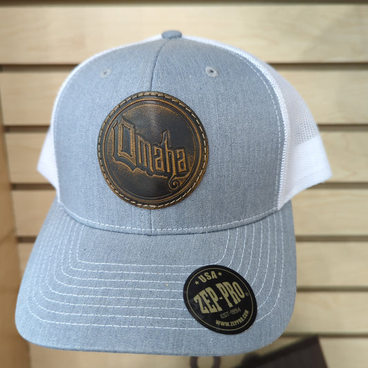 Omaha round patch hat