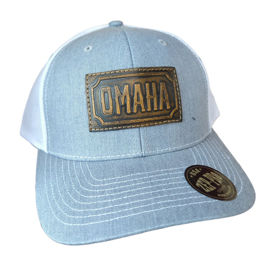 Omaha rectangle patch hat