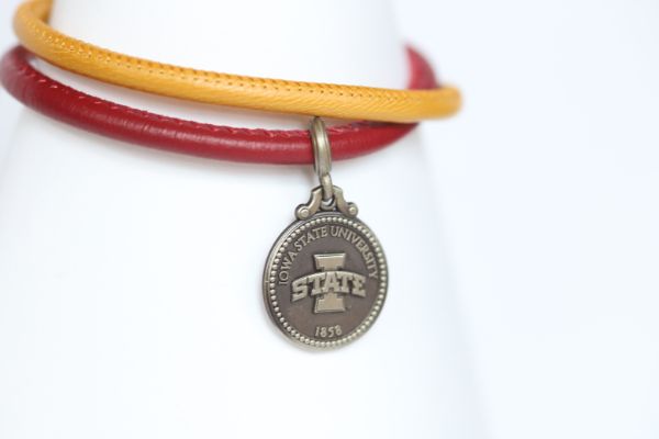 Iowa State Double Wrap Coin Bracelet