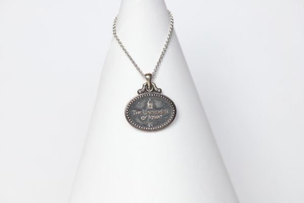 Iowa Sterling Coin Necklace