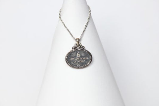 Iowa Sterling Coin Necklace