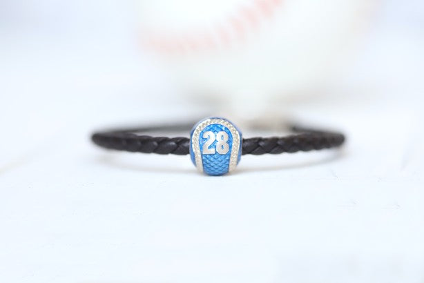 Women's Personalize Baseball Bracelet