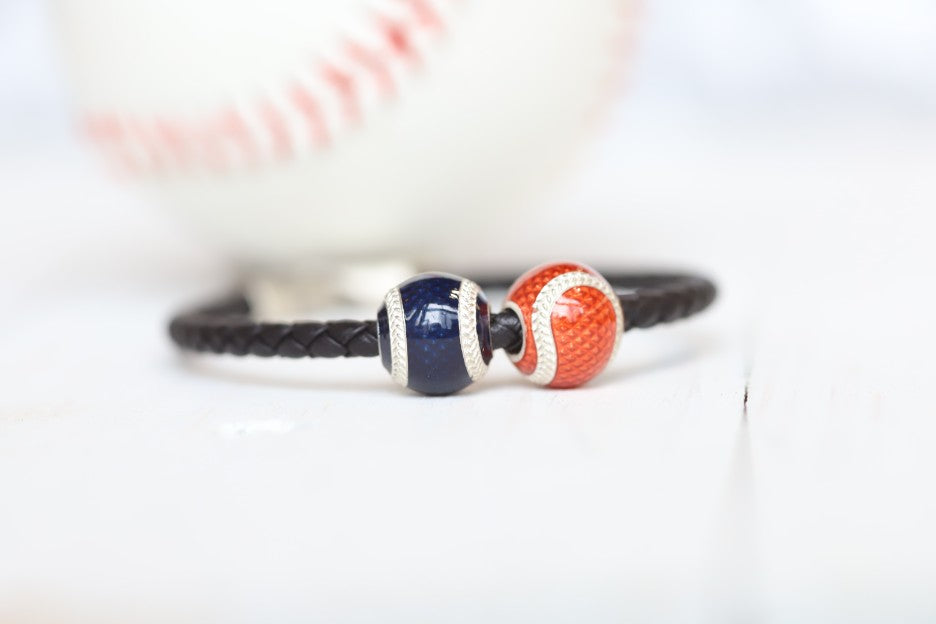 Men's Personalize Baseball Bracelet