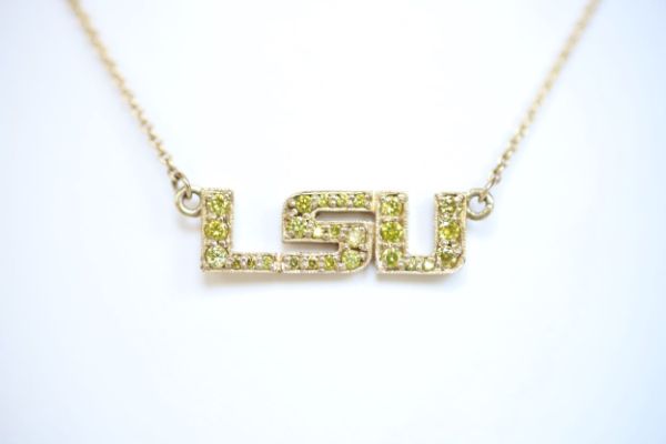 14k LSU Inline Necklace