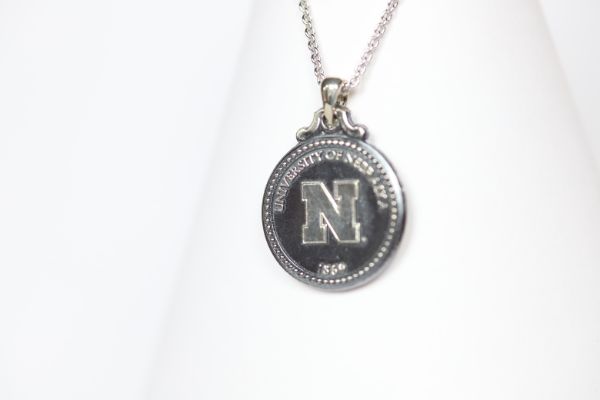 Nebraska Sterling Coin Necklace
